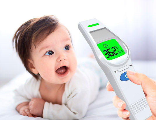 beskontaktno merenje temperature kod beba